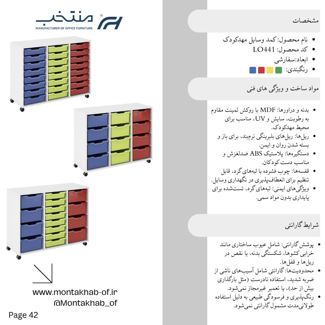 کمد وسایل مهدکودک