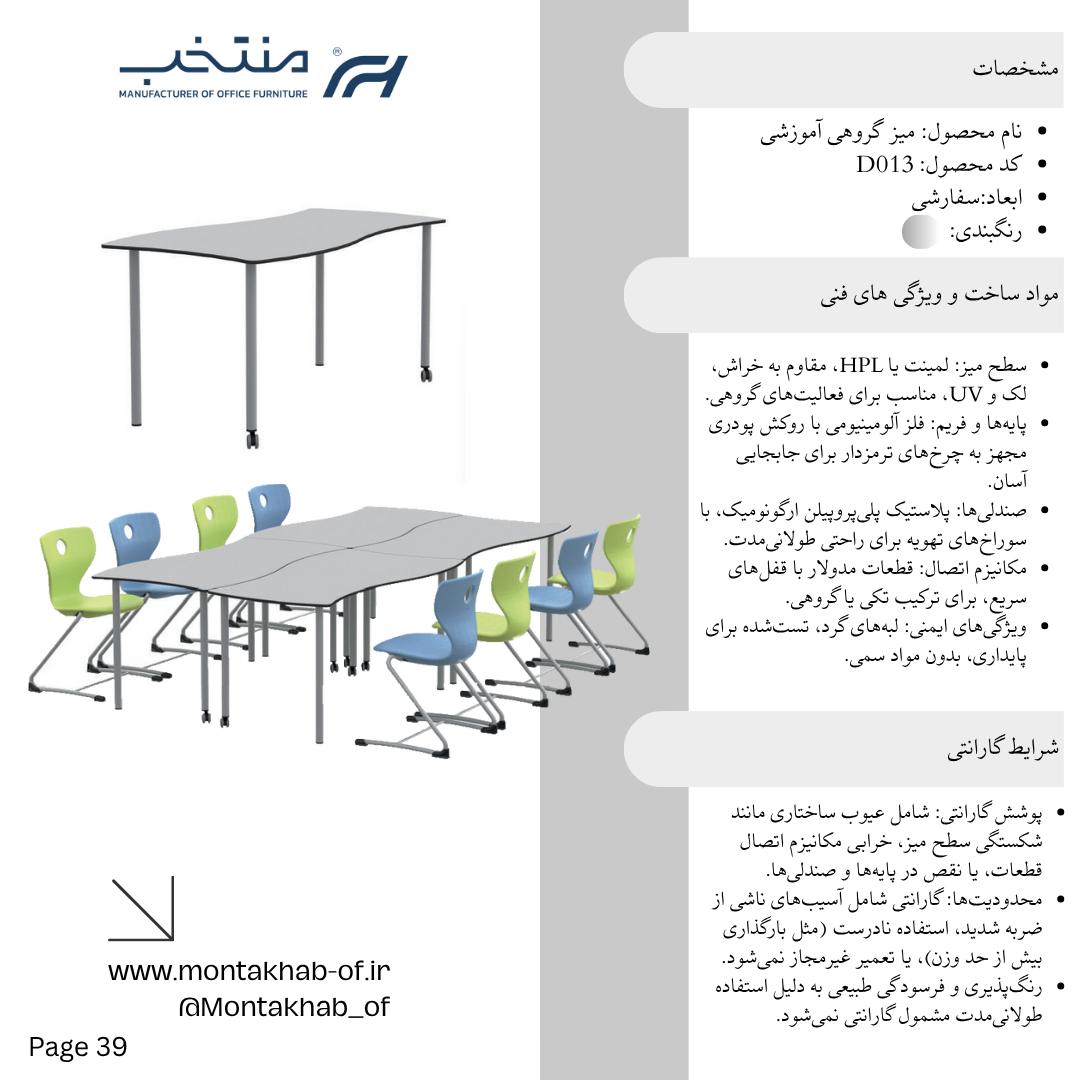 میز گروهی آموزشی