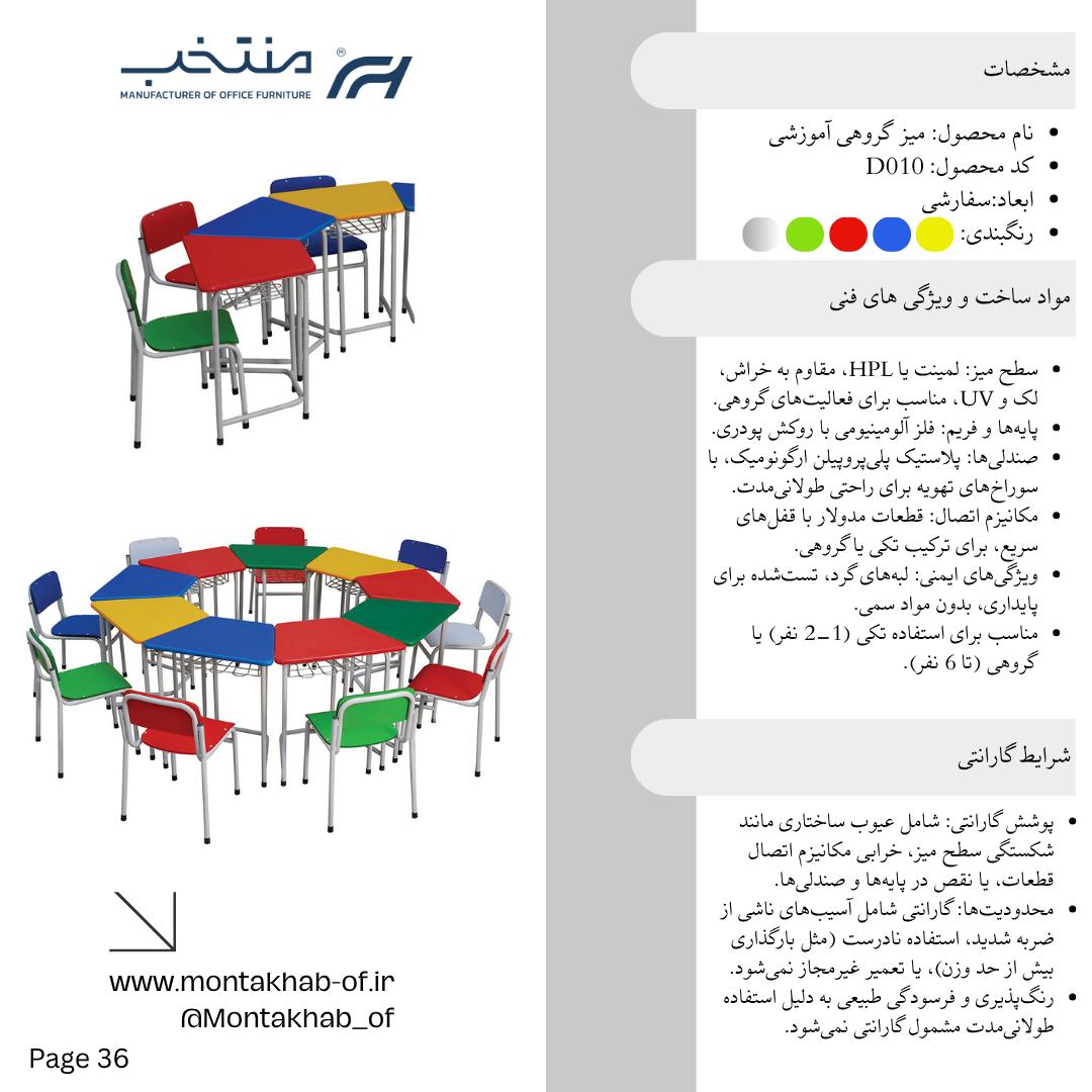 میز گروهی آموزشی