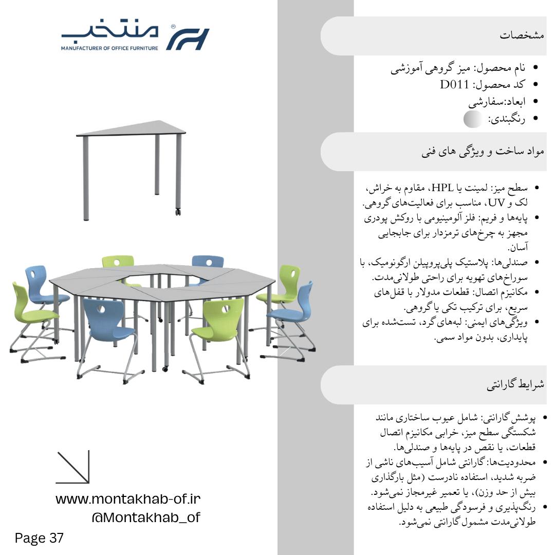 میز گروهی آموزشی