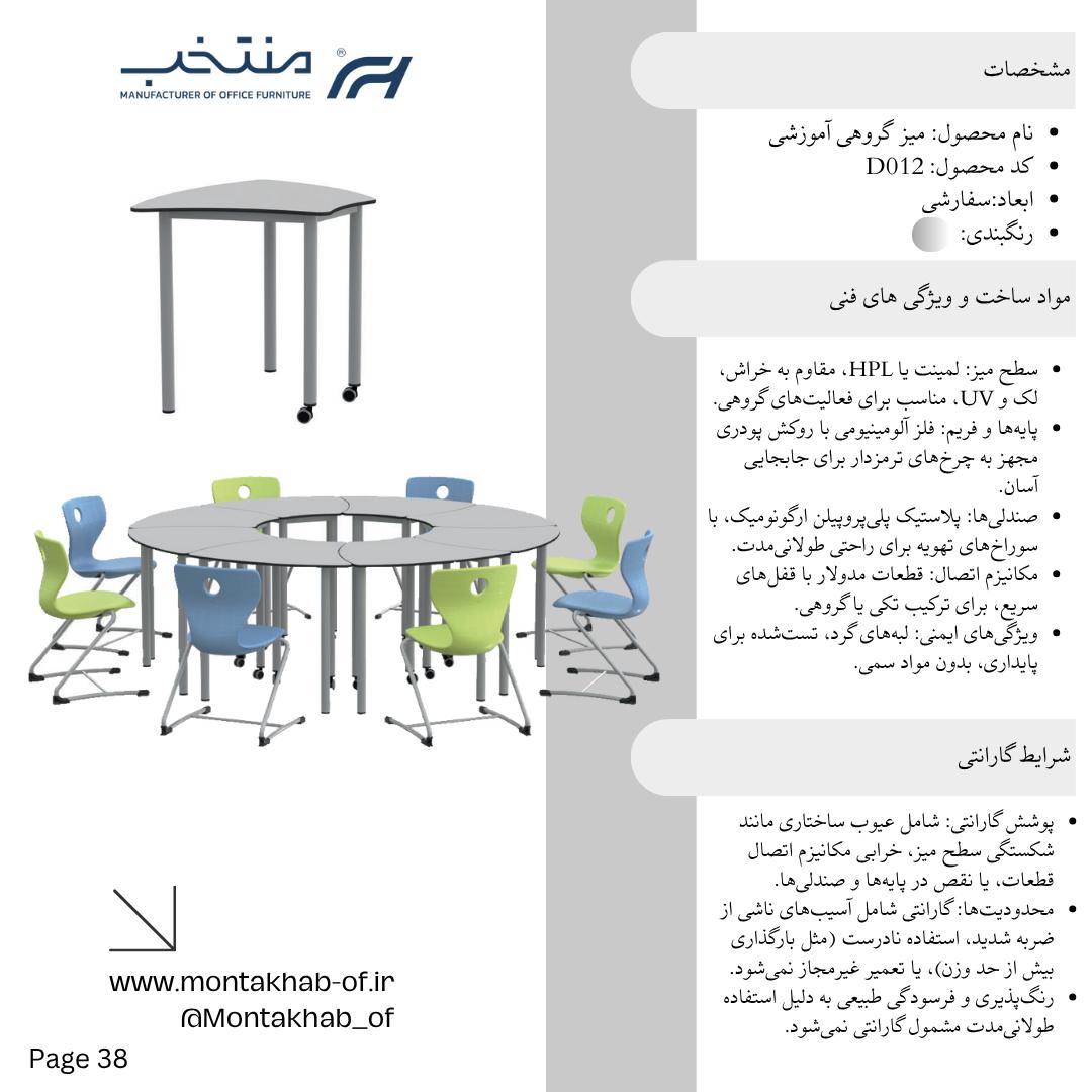 میز گروهی آموزشی