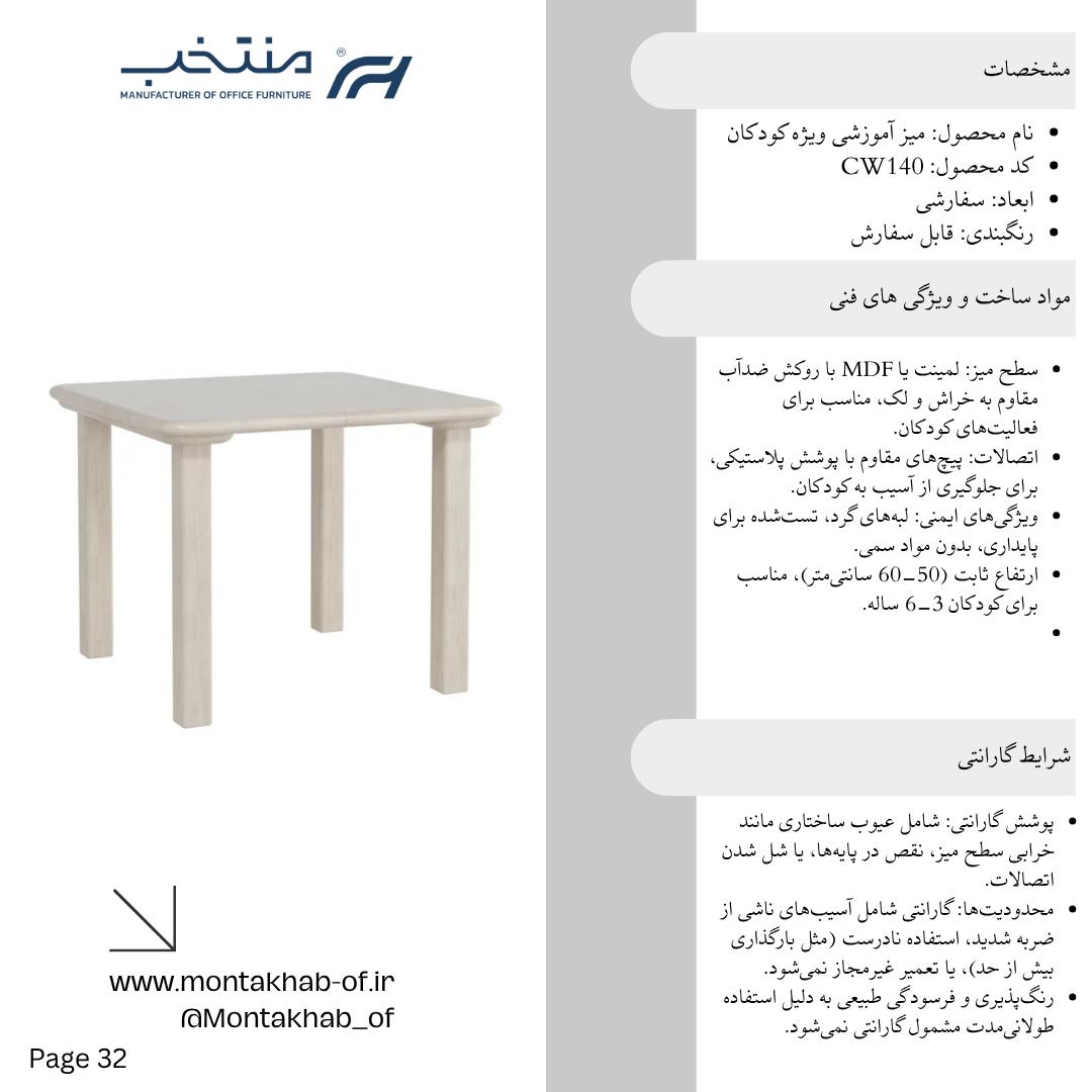 میز آموزشی ویژه کودکان